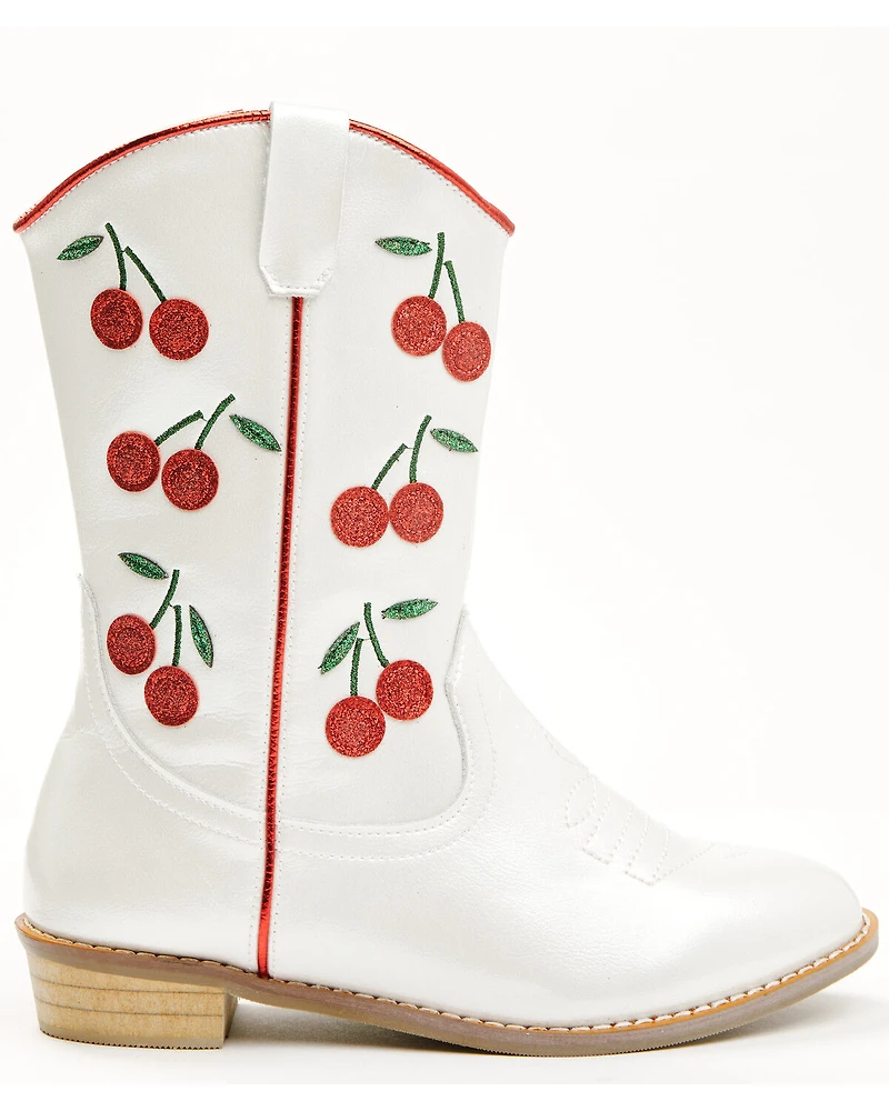 Wild + Rae Girls' Cherry Western Boots - Round Toe