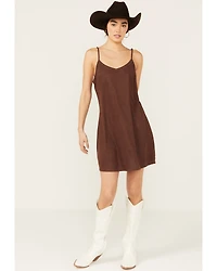 Shyanne Women's Faux Suede Sleeveless Mini Dress