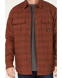 Hawx Men's Rugby Stripe Quilted Shirt Jacket