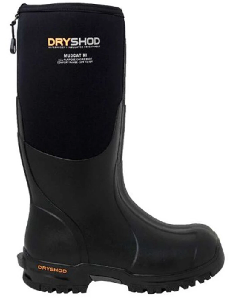 Dryshod Men's Mudcat High Rugged Knee Work Boots - Round Toe