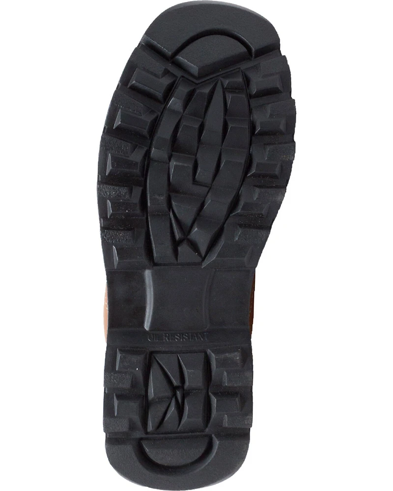 AdTec Men's 6" Leather Hiker Work Boots - Steel Toe