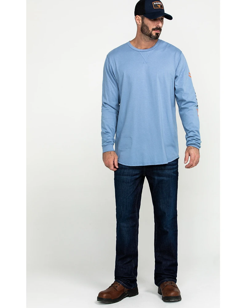 Hawx Men's FR Logo Long Sleeve Work T-Shirt