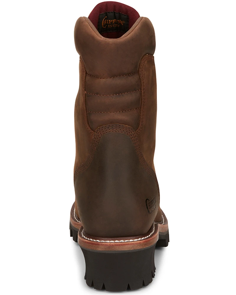 Chippewa Men's Super DNA 9" Waterproof Logger Work Boots - Soft Toe