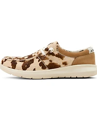 Ariat Women's Brindle Hair On Hide Hilo Casual Shoes - Moc Toe