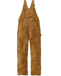 Carhartt Men's Loose Fit Firm Duck Insulated Work Bib Overalls