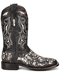 Corral Men's Exotic Python Skin Inlay Western Boots - Square Toe