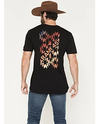 RANK 45® Men's Southwestern Logo Short Sleeve Graphic T-Shirt