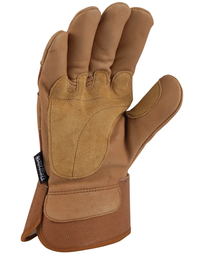 Carhartt Men's Insulated Grain Leather Safety Cuff Work Glove