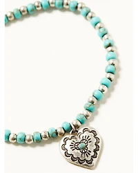 Shyanne Women's Rodeo Sunset Heart Charm Bracelet Set - 4 Piece