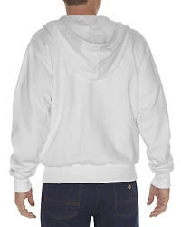Dickies Men's Midweight Fleece Zip-Up Hooded Work Jacket