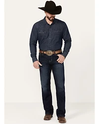 Cinch Men's Ian Dark Rinse Slim Bootcut Performance Stretch Denim Jeans