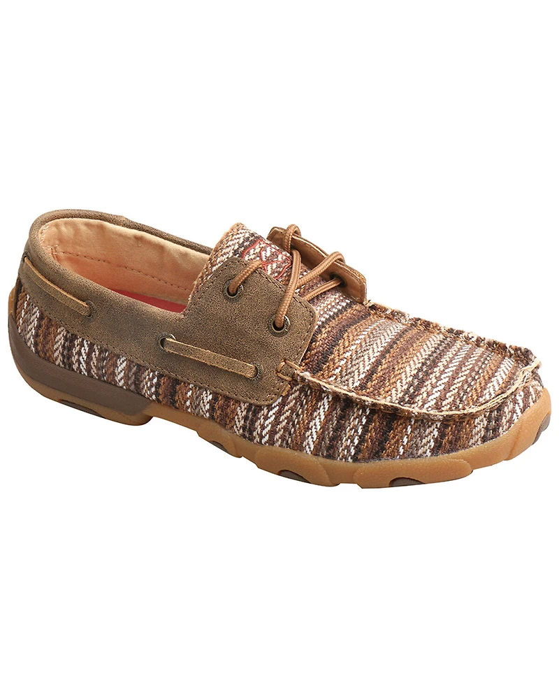 Twisted X Women's Boat Shoe Driving Mocs