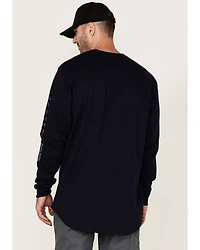 Hawx Men's FR Flag Logo Graphic Long Sleeve Work T-Shirt
