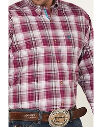 Ariat Men's Fosco Pro Stretch Plaid Button Down Western Shirt