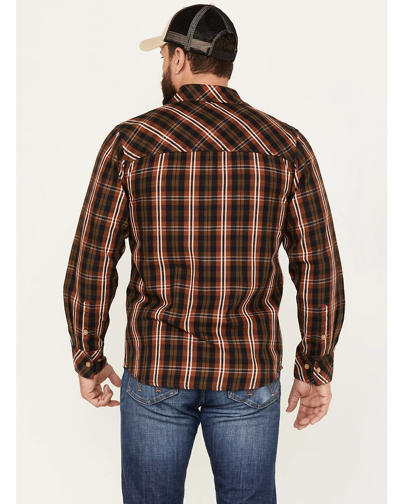Resistol Men's Lamar Plaid Button Down Western Shirt