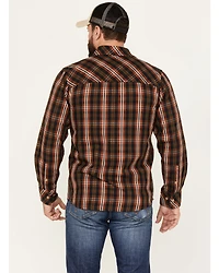 Resistol Men's Lamar Plaid Button Down Western Shirt