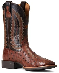 Ariat Men's Full Quill Ostrich Quantum Primo Western Boot - Broad Square Toe