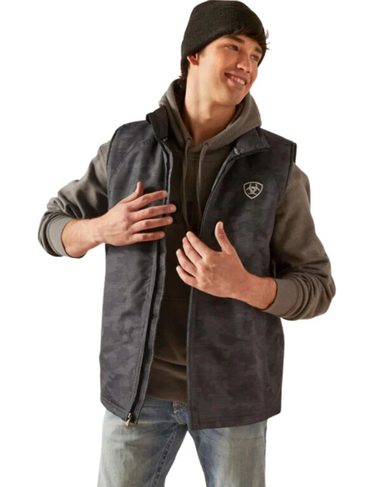 Ariat Men's Team Logo Southwestern Print Insulated Vest