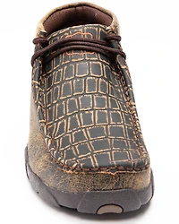 Twisted X Men's Caiman Print Driving Mocs - Moc Toe