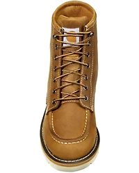 Carhartt Women's Brown Wedge Sole Waterproof Work Boots - Soft Toe