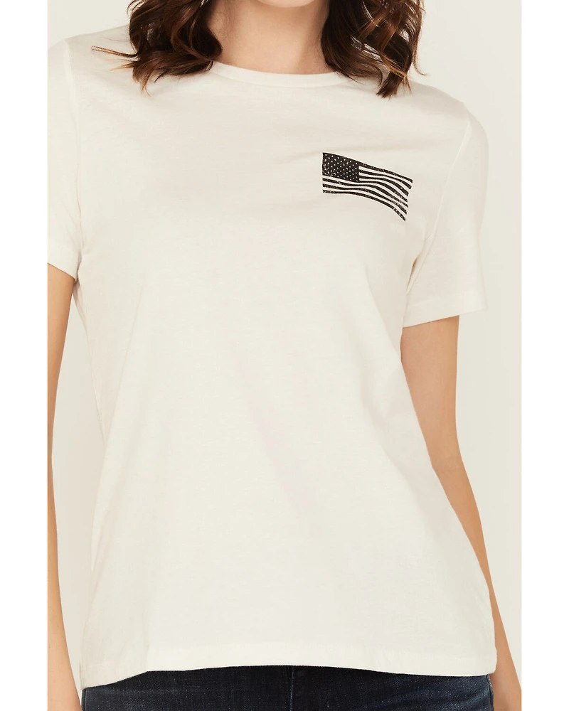Boot Barn Women's An American Tradition Short Sleeve Fitted Graphic Tee