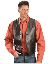 Scully Men's Basic Lambskin Vest