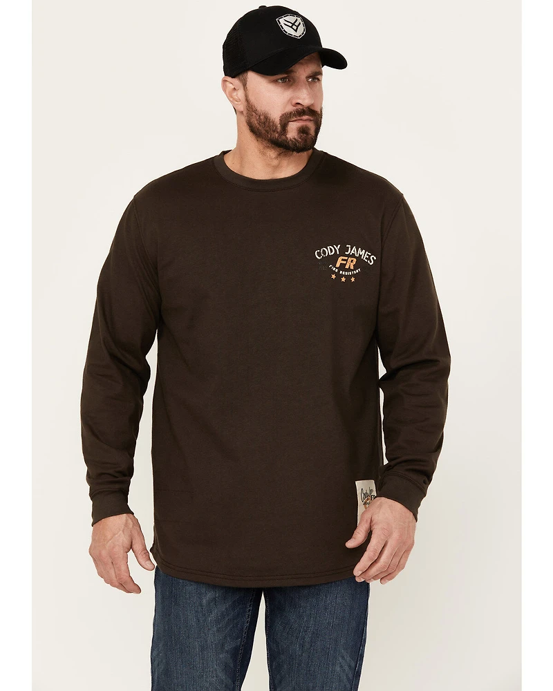 Cody James Men's FR Long Sleeve Graphic Shirt