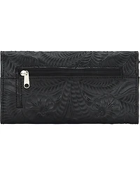 American West Women's Tri-Fold Wallet with Snap Closure