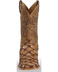 Cody James Men's Pirarucu Exotic Boots - Broad Square Toe