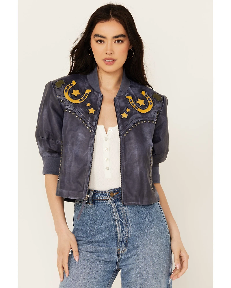 Double D Ranch Women's Ti-Yi-Yo Leather Jacket