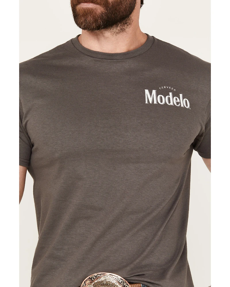 Changes Men's Modelo Fighting Spirit Logo Short Sleeve Graphic T-Shirt