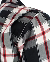 Milwaukee Performance Men's Aramid Reinforced Plaid Flannel Biker Shirt - Big & Tall