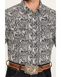 Cody James Men's Mamba Paisley Print Long Sleeve Western Snap Shirt - Tall