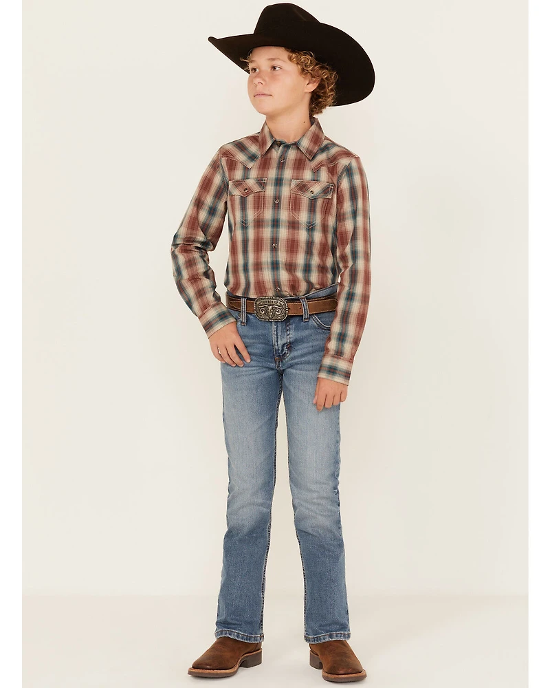 Wrangler 20X Boys' Wright 42 Vintage Bootcut Stretch Denim Jeans