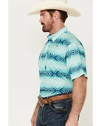 Ariat Men's VentTEK Classic Fit Southwestern Striped Short Sleeve Performance Shirt