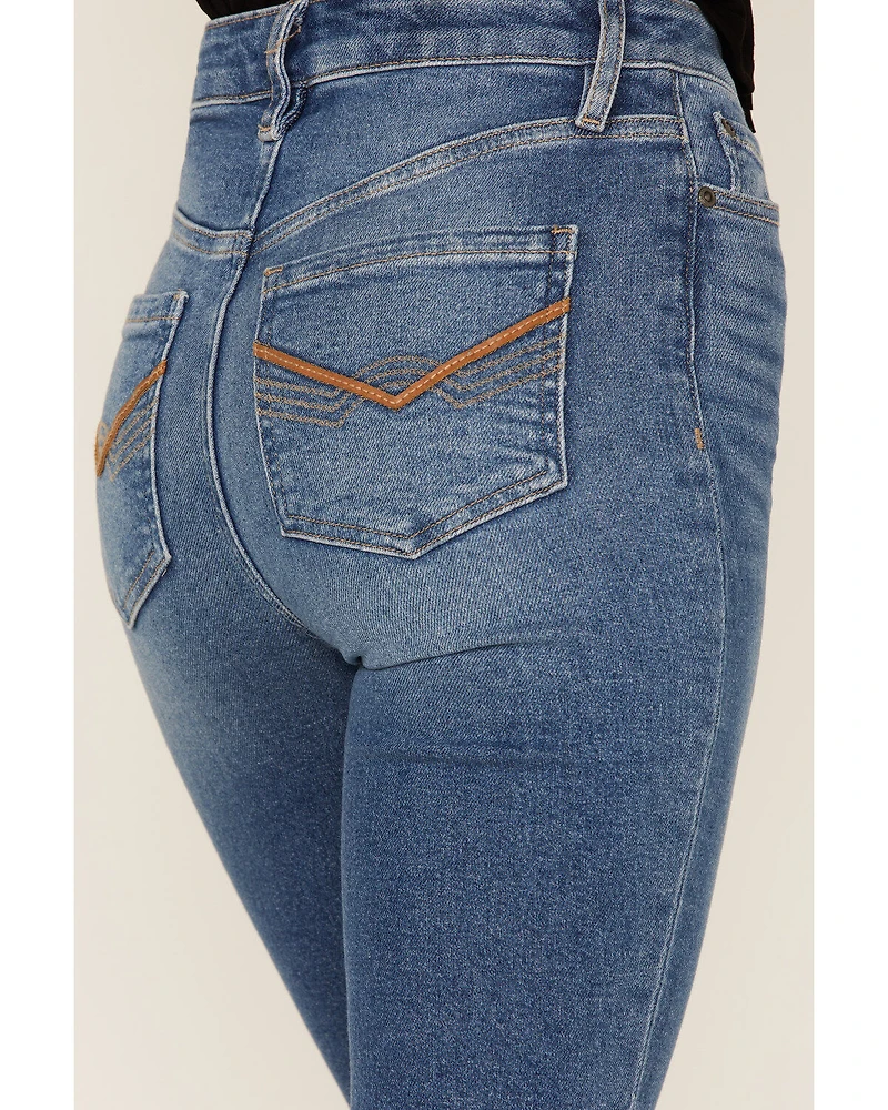 Idyllwind Women's Medium Wash Midland High Rise Rebel Bootcut Jeans