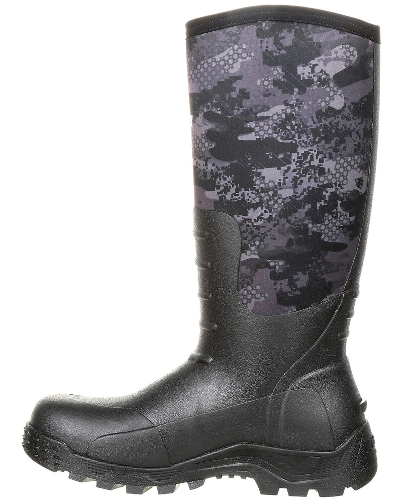 Rocky Men's Sport Pro Rubber Waterproof Outdoor Boots - Round Toe