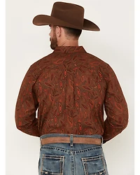 Cody James Men's Tortuga Paisley Print Button Down Western Shirt