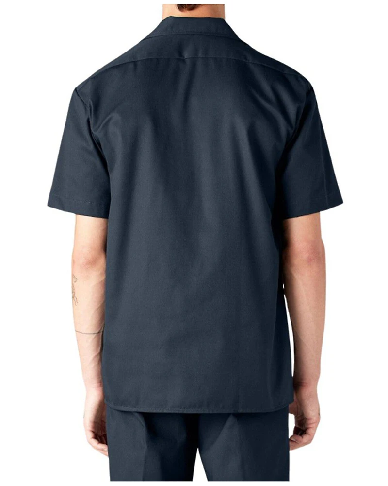 Dickies Men's Original Solid Short Sleeve Button-Down Work Shirt