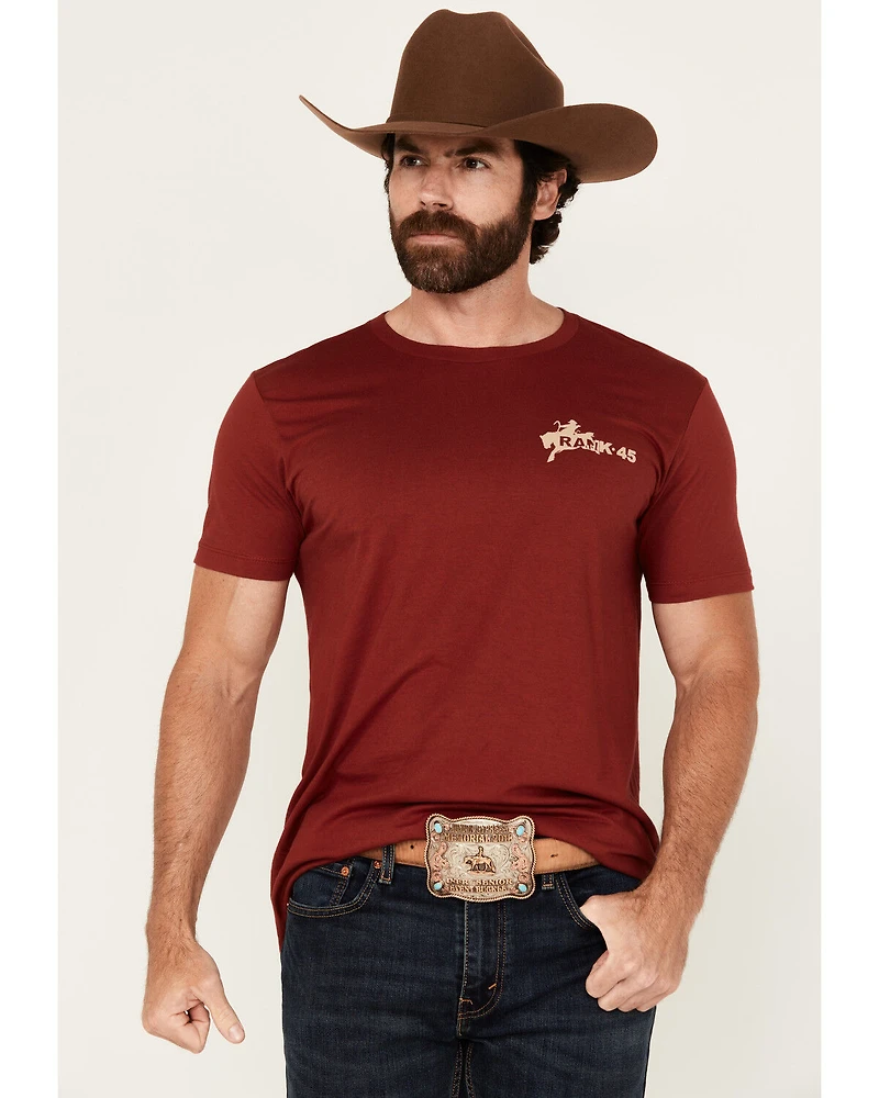 RANK 45® Men's Rodeo Revival Short Sleeve Graphic T-Shirt