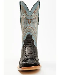 Tanner Mark Men's Python Exotic Western Boots - Broad Square Toe