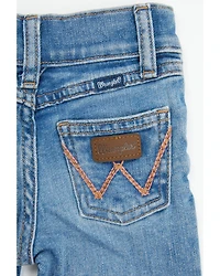 Wrangler Infant Girls' Medium Wash Bootcut Stretch Denim Jeans