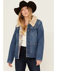 Idyllwind Women's Diamondhead Reversible Denim Blanket Jacket