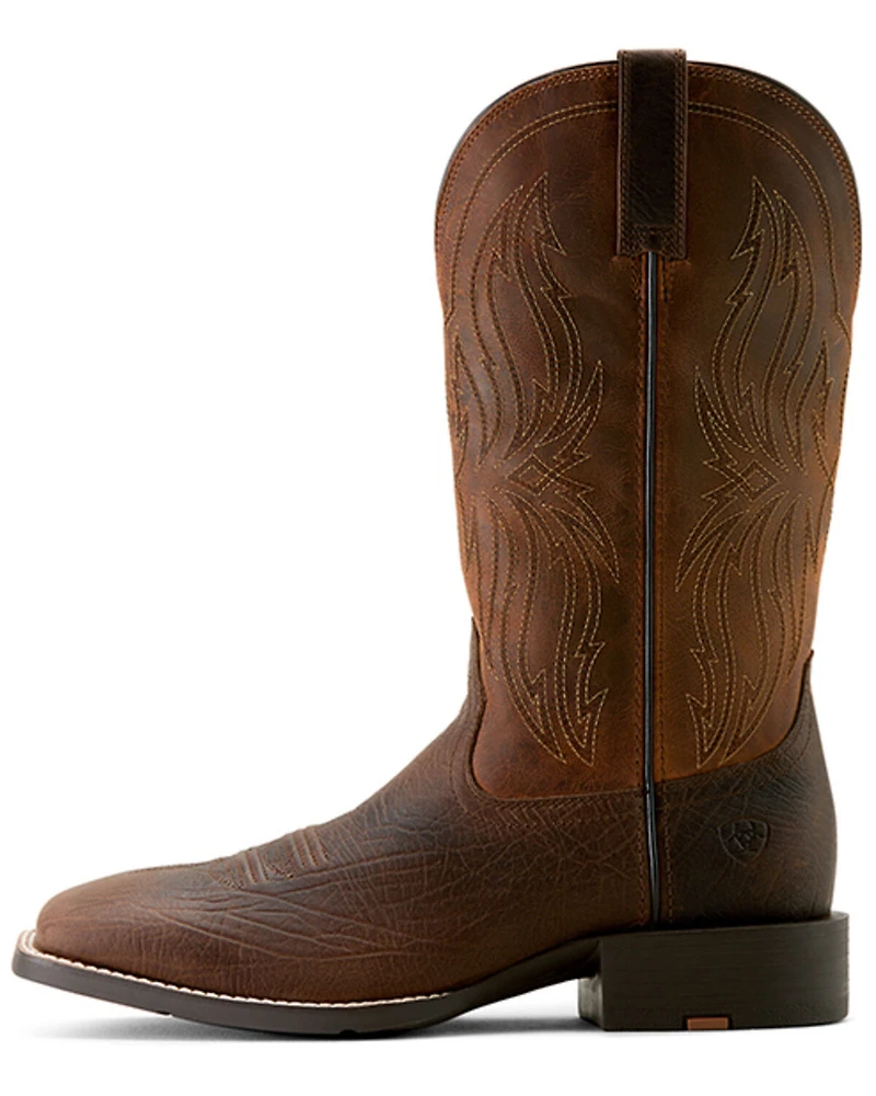 Ariat Men's Sport Rustler Western Boots - Broad Square Toe