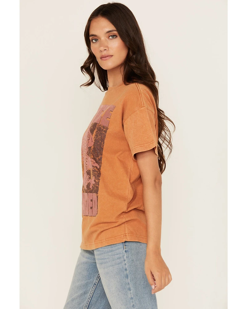 Cleo + Wolf Women's Eagle Short Sleeve Boyfriend Graphic Tee