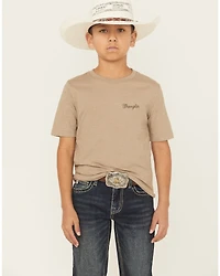 Wrangler Boys' Cactus Logo Short Sleeve Graphic T-Shirt