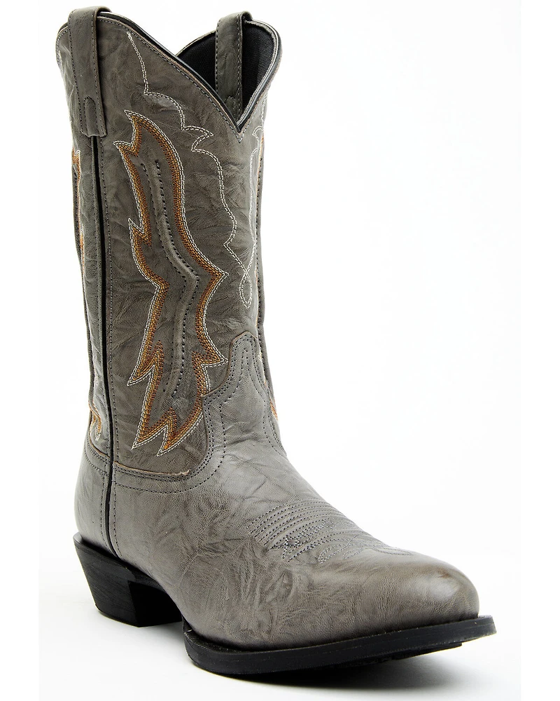Laredo Men's Fancy Stitch Western Boots - Round Toe