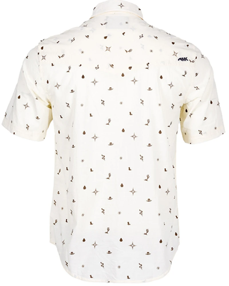 Mountain Khakis Men's Rodeo Printed Short Sleeve Woven Shirt