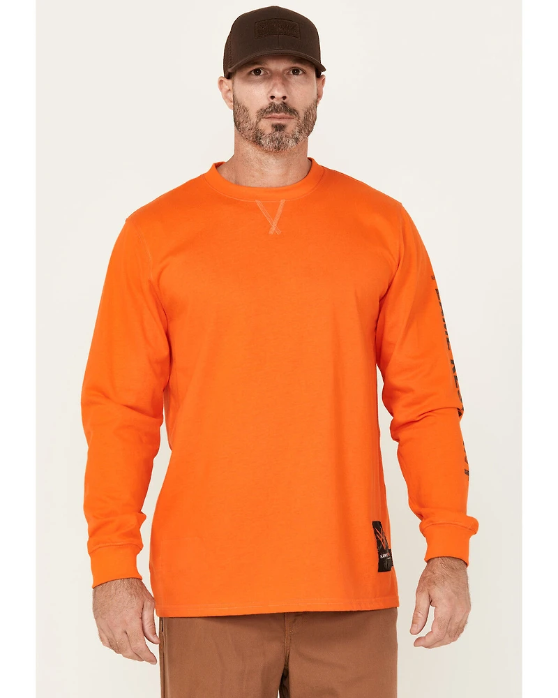 Hawx Men's FR Work American Long Sleeve Graphic T-Shirt