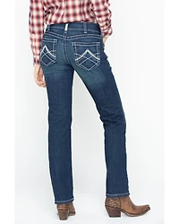 Ariat Women's Mid Rise Icon Stackable Straight Leg Jeans